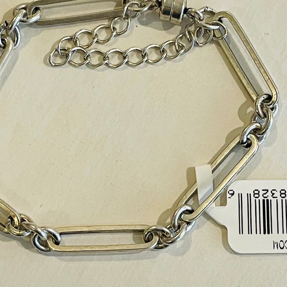 ALEX AND ANI Mini Maven Chain Magnetic Bracelet Rafaelian Silver - Picture 2 of 8